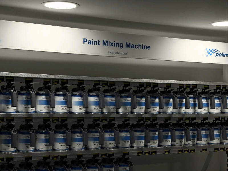 Paint mixing machine