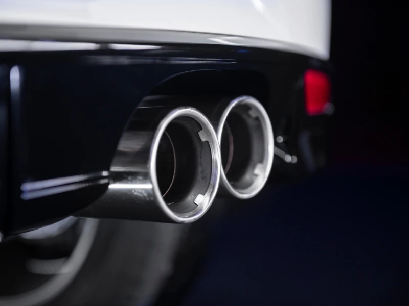 Car Exhaust close up